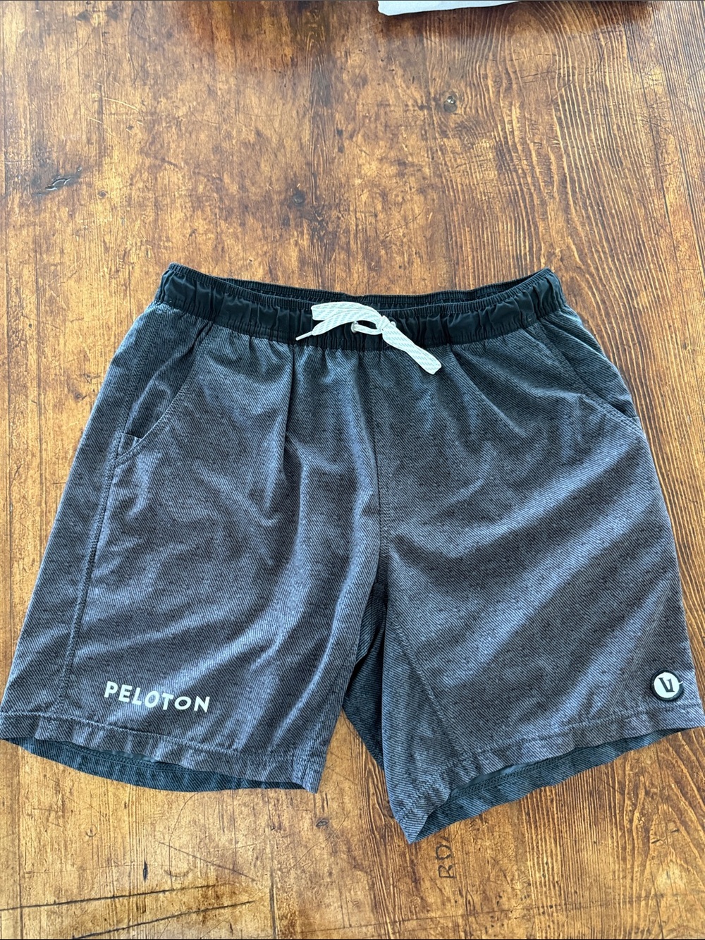 Vuori X Peloton Men's Charcoal Gray Kore Shorts - Lined with 7” inseam
